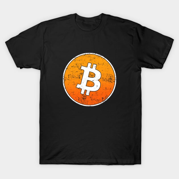 Vintage Bitcoin Design T-Shirt by Andreeastore  